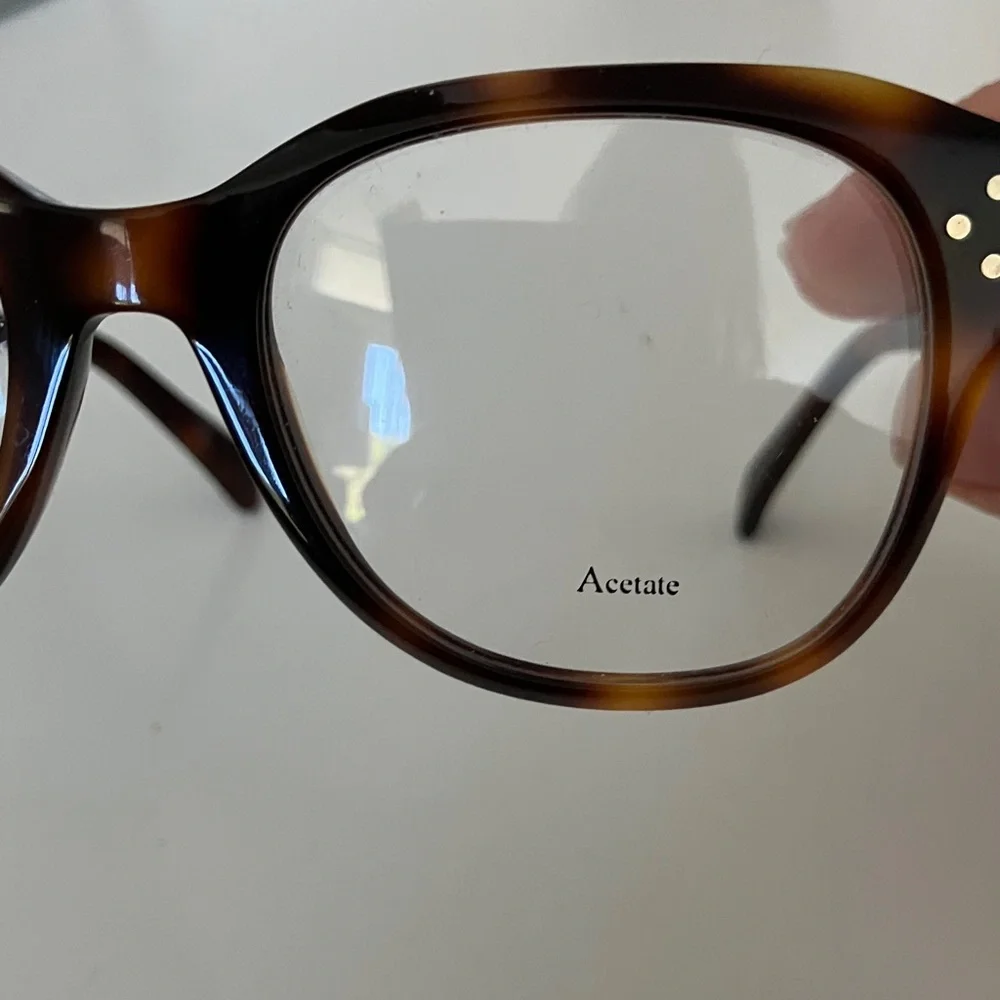 Celine Tortoise Shell Glasses style #41457 - Picture 5 of 11